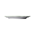 Thumbnail image #2 for Steelite International Folio, Porcelain 62544FP811 Porcelain Rim Plate, 10-1/4" Round, Scalloped Edge, Adelina Liliana Green Case of 2 Dozen