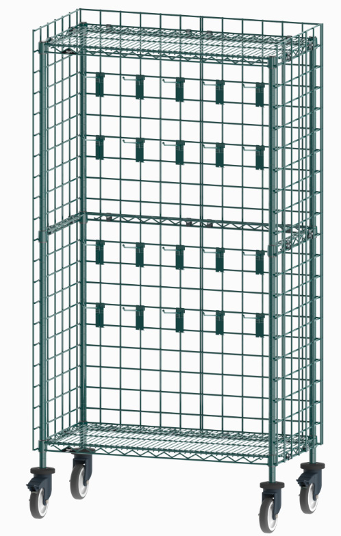 Product image #6 for Metro SmartWall Mobile Utensil Rack with 4 Wire Grids and 20 Prong Hooks
