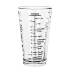Thumbnail image #1 for Libbey Restaurant Basics 1639/1918M 16 oz Measuring/Mixing Glass, Stackable, Dual-Sided Capacity Markings