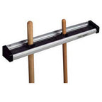 Thumbnail image #1 for AllPoints Foodservice Parts & Supplies 1711187 Aluminum Mop/Broom Holder, 18 in, with Mounting Screws