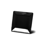 Thumbnail image #1 for G.E.T. Squared - EGS D77SQ-B . . 7" Black Square Coupe Melamine Plate Case of 6