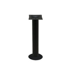 Thumbnail image #1 for Oak Street BDB-4" STD Bolt-Down Steel Table Base, 4 in Column, Dining Height, Black Powder-Coated Finish