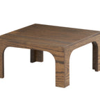 Thumbnail image #2 for Cal-Mil Melrose 27004-6-136 Square Wood Buffet Riser, 12 x 12 x 6 in, Chocolate Brown
