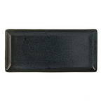 Thumbnail image #1 for Steelite Robert Gordon, Potter's Collection 6124RG018 Rectangular Porcelain Tray, Storm, 15 x 7 Inch