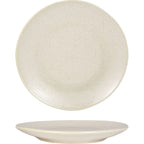Thumbnail image #1 for International Tableware Hearth™ HT-16-PI 10" Round Coupe Plate, Fully Vitrified Stoneware, Pistachio Reactive Glaze Case of 2 Dozen