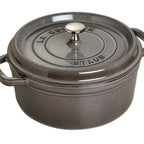 Thumbnail image #2 for Zwilling J.A. Henckels Staub® 1004230 Round Enameled Cast Iron Dutch Oven, 9 qt, Graphite Gray, with Cover, Induction Ready
