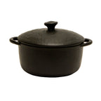 Thumbnail image #1 for Vertex China Obsidian OB-S5 Porcelain Casserole/Soup Tureen, 24 oz, 5-1/2" Round, with Lid and Handles, Matte Black 1 Dozen