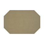 Thumbnail image #1 for Risch TABLEMATOCT-EVERGREEN 17X11 Evergreen Octagon Faux-Leather Table Mat, 17" x 11" Case of 25