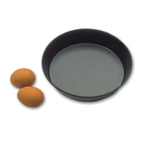 Thumbnail image #1 for Matfer Bourgeat Exopan 331208 Round Steel Cake Pan, 9-1/2" Diameter x 1-3/4" Deep, Nonstick Interior