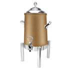 Thumbnail image #1 for Eastern Tabletop Pillard 3201PLRZ Coffee Urn, 1-1/2 Gallon, Tower Lid, Canned Heat, Stainless Steel, Bronze Finish
