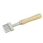 Thumbnail image #1 for Browne USA Foodservice 746740 Ice Chipper, 9 in, 6 Carbon Steel Points, Hardwood Handle