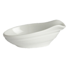Thumbnail image #1 for Steelite International Rene Ozorio, Aura Asian 6300P357 Porcelain Spoon Rest, 3.625 x 2.125 x 1 in Case of 3 Dozen