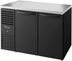 Thumbnail image #5 for True Premier Bar Two-Section 48-Inch Refrigerated Back Bar Cooler with Solid Hinged Locking Doors and Stainless Steel Top