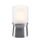 Thumbnail image #2 for Sterno Vintage Charm 85404 Glass Lamp Globe, Smooth Frost, Cylinder, 3-3/8"H x 2-31/32" Diameter