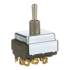 Thumbnail image #1 for AllPoints Foodservice Parts & Supplies 421056 Toggle Switch, On/Off/On, Triple-Pole Double-Throw, 9 Screw Terminals