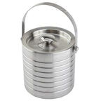 Thumbnail image #1 for TableCraft Products 10700 55 oz Round Double-Wall Brushed Stainless Steel Ice Bucket Case of 12