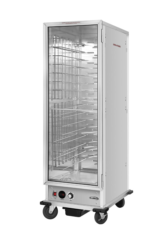 Product image #5 for KoolMore Commercial Heated Holding Cabinet, Full-Size, Non-Insulated, Glass Door, 36-Pan Capacity