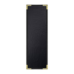 Thumbnail image #1 for Risch Seville SEV-1V 4.25X14 Hardback Faux-Leather Single-View Menu Cover, 4-1/4" x 14" Case of 25