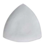 Thumbnail image #1 for Vertex China Signature TAC-7P 7-1/2" Triangular Coupe Deep China Plate with Rolled Edge Case of 3 Dozen