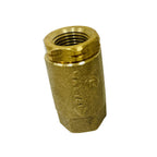Thumbnail image #1 for Fisher 2936-9000 Faucet Check Valve, 1/2F x 1/2F, Brass