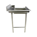 Thumbnail image #2 for SunFab SFDDT-36R Soiled Dish Table, Straight, 36"W x 30"D, Right-to-Left, 8"H Backsplash, 20" x 20" Pre-Rinse Sink