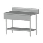 Thumbnail image #1 for SPG International Universal Stainless TAC-11 Stainless Steel Skirted Sink Front, Sold by Linear Foot