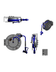 Thumbnail image #2 for Wall-Mount Open Stainless Steel Retractable Hose Reel System with 50-Foot 1/2-Inch Hose and Front Trigger Spray Valve