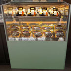 Thumbnail image #1 for Oscartek Muro MURO H12 HA90SQ Self-Service Heated Hot Food Display Case, 2-Shelf Stainless Steel & Glass, 59"