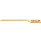 Thumbnail image #1 for TableCraft Products Cash & Carry MEDIUM Bamboo Meat Marker Picks, 3-1/2" Case of 12