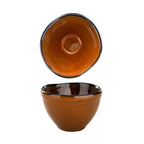 Thumbnail image #1 for International Tableware Luna LU-11-TA Round 3 oz Terracotta Stoneware Sauce Dish Case of 3 Dozen