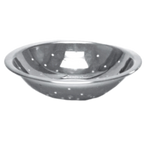Thumbnail image #1 for Thunder Group SLMBP150 Stainless Steel Perforated Mixing Bowl, 1-1/2 Qt, Flat Bottom, Rimmed Case of 96