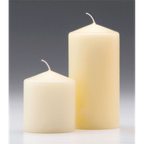 Thumbnail image #2 for Hollowick/Steelite Select Wax P3X6I-12 Ivory Pillar Candle, 6"H x 3" Diameter