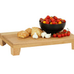Thumbnail image #2 for Cal-Mil 23600-3-21 Oak Tapered Buffet Riser, 12"W x 20"D x 3.25"H