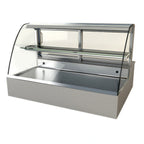 Thumbnail image #1 for RPI Industries Vienna VICD3-20-R-CV-SC-CT Countertop Refrigerated Display Case, 44-1/4" W, Full-Service, Curved Glass, Self-Contained