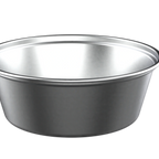 Thumbnail image #1 for G.E.T. Heiss CA-012SSIN Round Stainless Steel Liner, 9.94" Diameter x 3.54"H, 0.6 mm Gauge