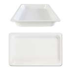 Thumbnail image #1 for Thunder Group GN1001W 1/1 GN Melamine Food Pan, 1-1/2" Deep, White Case of 12