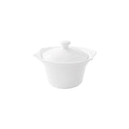 Thumbnail image #1 for Kadra Kitchenware Vikko Lightning VL-0792 French Onion Soup Bowl with Cover, 8.5 oz., Tall White Case of 12