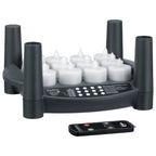 Thumbnail image #4 for Sterno 60312 Rechargeable LED Flameless Tealight Candle Set with Amber Flickering Flame, Remote, and Timer