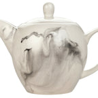 Thumbnail image #1 for Reserve by Libbey - Smoke 999533017 35 oz Porcelain Teapot with Lid