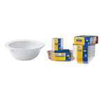 Thumbnail image #3 for G.E.T. Supermel SP-DN-313-W . . Rimmed White Melamine Grapefruit Bowl, 13 oz, 5-3/4" Dia x 2"H Dozen Case of 4 Dozen