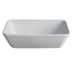 Thumbnail image #1 for G.E.T. Bugambilia IU102T Rectangular Salad Bar Bowl, 5 qt, 8 x 10 x 4 in, Cast Aluminum with Resin Coating, Terracotta