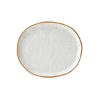 Thumbnail image #1 for Steelite International Utopia, Hessian UCT7140 Oval Porcelain Plate, White, 8-3/8" x 7-1/4" Case of 2 Dozen