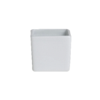 Thumbnail image #2 for Steelite International Varick, A La Carte 6900E593 Square Deep Porcelain Ramekin, 3 oz., 2" x 1-7/8" Case of 3 Dozen