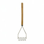 Thumbnail image #1 for Libertyware PM4SQ Potato Masher, 18-1/4" Overall Length, 4-1/2" Square Head, Wood Handle Case of 48