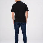 Thumbnail image #2 for Chef Works SBU01-BLK-3XL Men's Short-Sleeve Black Snap-Front Work Shirt with Mesh Back, 3XL