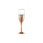 Thumbnail image #1 for Kadra Kitchenware Vikko Decor VD-6006-RG 6 oz Rose Gold Ombre Stemmed Glass Champagne Flute Case of 24