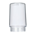 Thumbnail image #1 for Component Hardware Keil L10-X008 Walk-In Cooler Light Fixture Globe, Clear Polycarbonate
