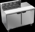 Thumbnail image #6 for Beverage-Air Two-Section Sandwich Prep Table Refrigerated Counter, 48-Inch, 2-Door, 8-Pan Capacity