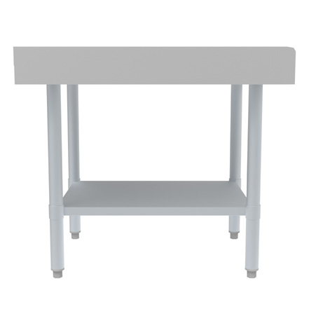 Product image #5 for KoolMore 24"W x 30"D 16-Gauge Stainless Steel Equipment Stand with Adjustable Galvanized Undershelf
