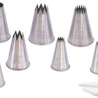 Thumbnail image #1 for JB Prince Ateco B615 Stainless Steel Assorted Pastry Decorating Tips Set, 12 Seamless Tips with Cleaning Brush and Storage Box